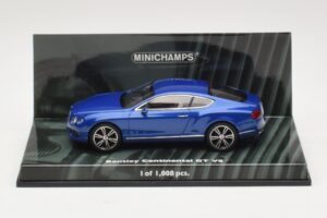 Bentley Continental GT V8 Sininen Metallic Minichamps 1:43 436139982 Metalli