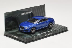Bentley Continental GT V8 Sininen Metallic Minichamps 1:43 436139982 Metalli — kuva 2 / 4