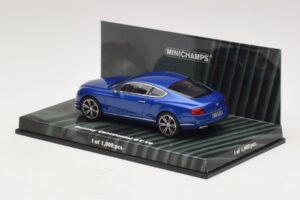 Bentley Continental GT V8 Sininen Metallic Minichamps 1:43 436139982 Metalli — kuva 3 / 4