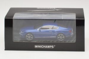 Bentley Continental GT V8 Sininen Metallic Minichamps 1:43 436139982 Metalli — kuva 4 / 4