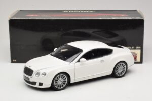 Bentley Continental GT Valkoinen Korvaava Pakkaus Minichamps 1:18 100139621-R1 Metalli — kuva 8 / 8