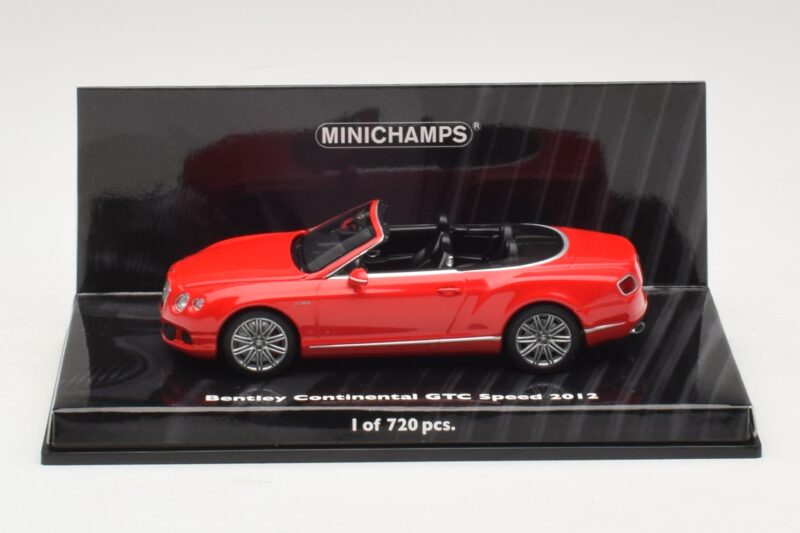 Bentley Continental GTC Speed Punainen Minichamps 1:43 436139061 Metalli