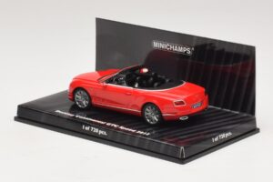 Bentley Continental GTC Speed Punainen Minichamps 1:43 436139061 Metalli — kuva 3 / 4