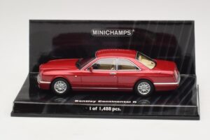 Bentley Continental R Punainen Metallic Minichamps 1:43 436139920 Metalli