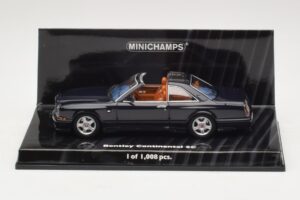 Bentley Continental SC Tummansininen Minichamps 1:43 436139990 Metalli