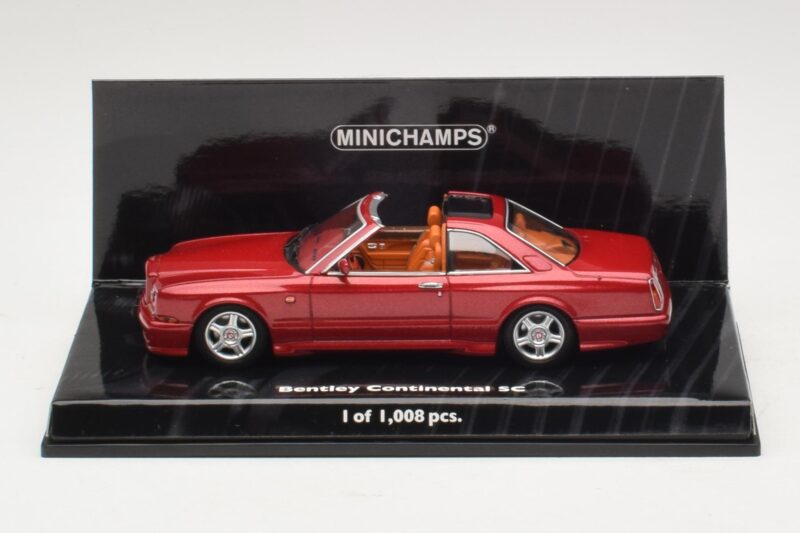 Bentley Continental SC Punainen Metallic Minichamps 1:43 436139991 Metalli