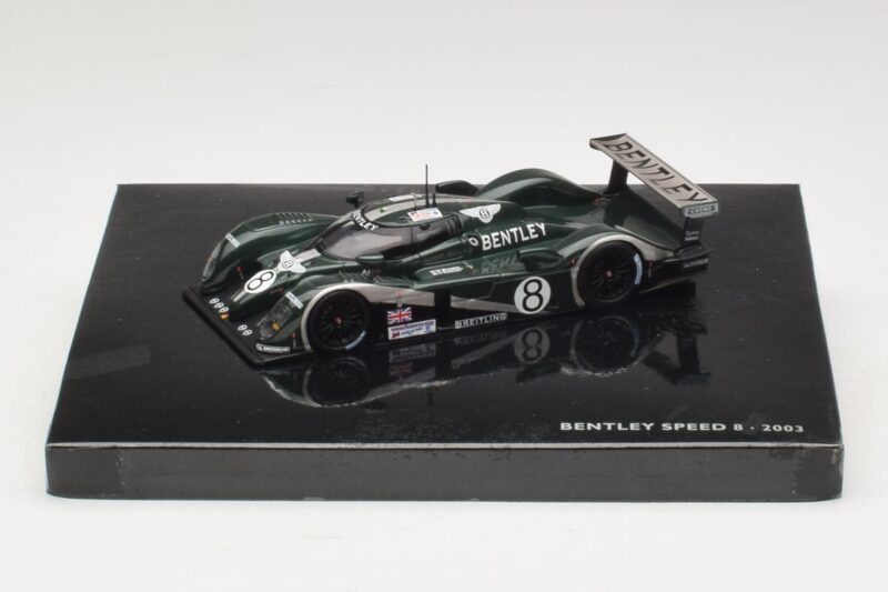 Bentley Speed 8 LMP900 #8 J. Herbert / D. Brabham / M. Blundell 24 Hours of Le Mans 2003 Minichamps 1:43 BL364 Metalli