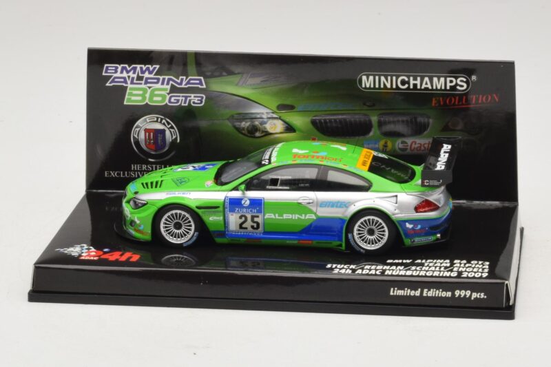 BMW Alpina B6 GT3 #25 24 Hours of Nürburgring 2009 Minichamps 1:43 437092625 Metalli