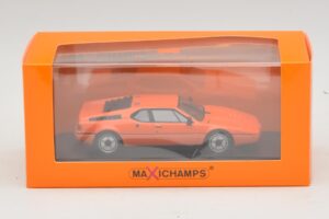 BMW M1 Oranssi Maxichamps 1:43 940025020 Metalli — kuva 4 / 4