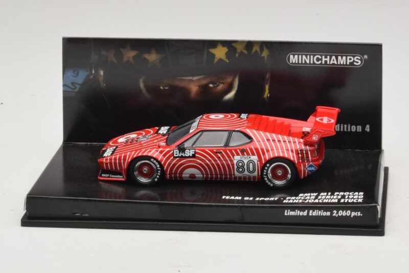 BMW M1 Procar #80 H-J. Stuck Procar Series 1980 Minichamps 1:43 BMW M1 Procar #80 H-J. Stuck Procar Series 1980 Minichamps 1:43 444891604 Metalli