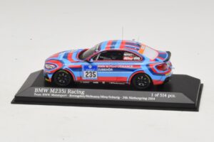 BMW M235i Team BMW Motorsport #235 Bovigdon 24 Hours of Nurburgring 2014 Minichamps 1:43 437142435 Metalli