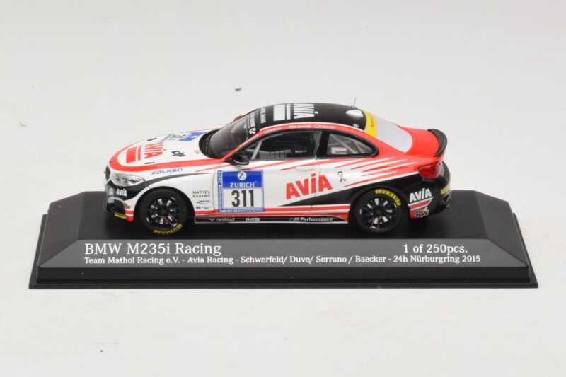 BMW M235i Team Mathol Racing #311 Scherfeld / Duve 24 Hours of Nurburgring 2015 Minichamps 1:43 437152511 Metalli
