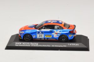 BMW M235i Team Medienkraftwerk #311 Di Martino / Olivo 24 Hours of Nurburgring 2014 Minichamps 1:43 437142411 Metalli