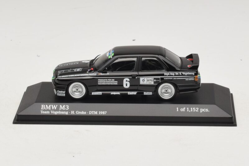 BMW M3 E30 #6 F. Grohs DTM 1987 Minichamps 1:43 BMW M3 E30 #6 F. Grohs DTM 1987 Minichamps 1:43 430872006 Metalli