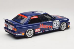 BMW M3 E30 Auto Maass #42 H. Becker DTM 1992 Minichamps 1:18 180922042 Metalli — kuva 3 / 8