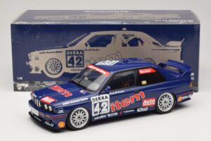 BMW M3 E30 Auto Maass #42 H. Becker DTM 1992 Minichamps 1:18 180922042 Metalli — kuva 8 / 8