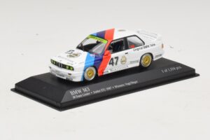 BMW M3 E30 M-Team Linder #47 Vogt / Herger Winners ETC Zolder 1987 Minichamps 1:43 430872047 Metalli — kuva 2 / 4