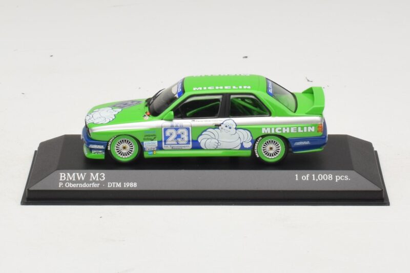 BMW M3 E30 Michelin #23 C. Oberndorfer DTM 1988 Minichamps 1:43 BMW M3 E30 Michelin #23 C. Oberndorfer DTM 1988 Minichamps 1:43 430882023 Metalli