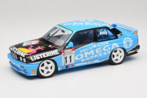 BMW M3 E30 Omega #11 W. Hoy BTCC Champion 1991 Minichamps 1:18 180912011 Metalli