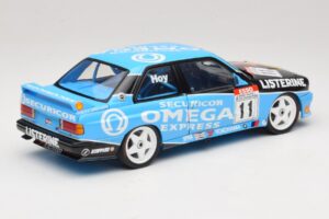 BMW M3 E30 Omega #11 W. Hoy BTCC Champion 1991 Minichamps 1:18 180912011 Metalli — kuva 3 / 8