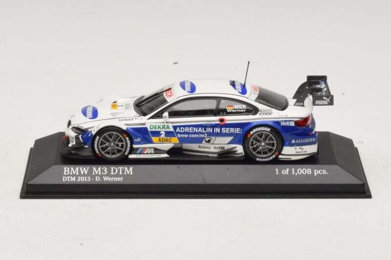 BMW M3 E92 DTM #2 D. Werner BMW Team Schnitzer DTM 2013 Minichamps 1:43 410132202 Metalli