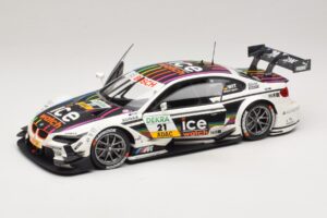 BMW M3 E92 DTM #21 M. Wittmann BMW Team MTEK 2013 Minichamps 1:18 100132221 Metalli — kuva 2 / 8