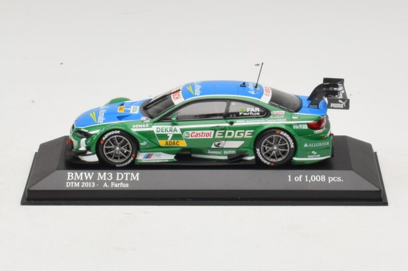 BMW M3 E92 DTM #7 A. Farfus BMW Team RBM DTM 2013 Minichamps 1:43 410132207 Metalli