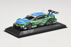 BMW M3 E92 DTM #7 A. Farfus BMW Team RBM DTM 2013 Minichamps 1:43 410132207 Metalli — kuva 2 / 4