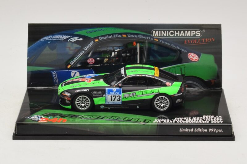 BMW Z4 Dolate Motorsport #173 24 Hours of Nürburgring 2009 Minichamps 1:43 437092773 Metalli