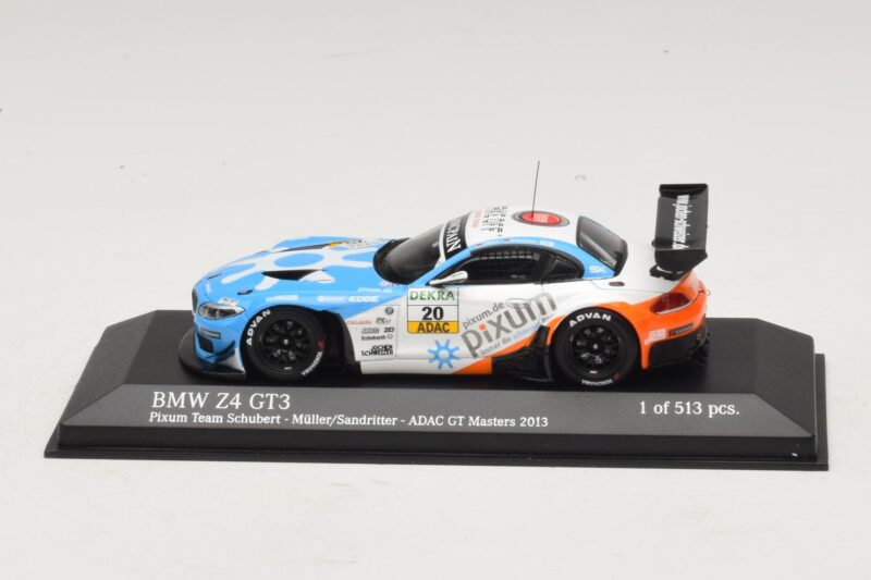 BMW Z4 GT3 Pixum #20 Müller / Sandritter ADAC GT Masters 2013 Minichamps 1:43 436132420 Metalli