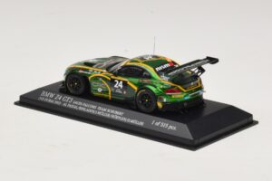 BMW Z4 GT3 Saudi Falcons #24 Al Faisal / Binladen 24 Hours of Dubai 2013 Minichamps 1:43 437132424 Metalli — kuva 3 / 4