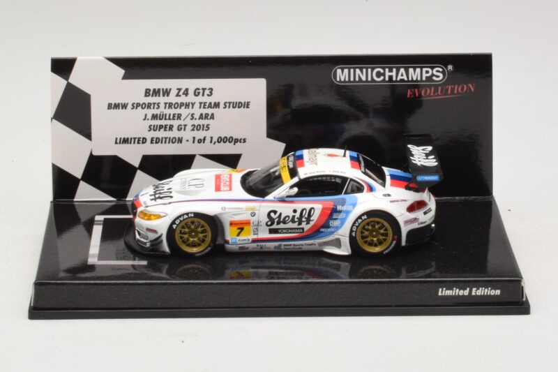 BMW Z4 GT3 Steiff #7 Muller / Ara Super GT 2015 Minichamps 1:43 BMW Z4 GT3 Steiff #7 Muller / Ara Super GT 2015 Minichamps 1:43 447152007 Metalli