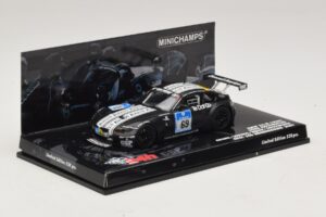 BMW Z4 M Coupe #69 Adams / K. Ludwig ADAC 24h Nürburgring 2009 Minichamps 1:43 400092769 Metalli — kuva 2 / 5