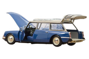 Citroën DS 21 Break Danube Blue Norev 1:18 181772 Metalli — kuva 2 / 4