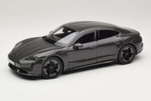Porsche Taycan Turbo S Slate Grey Neo Norev 1:18 187654 Metalli