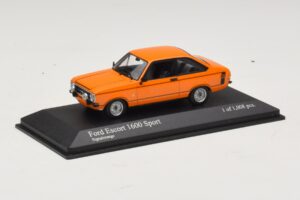 Ford Escort 1600 Sport Mk2 Oranssi Minichamps 1:43 400084471 Metalli — kuva 2 / 4
