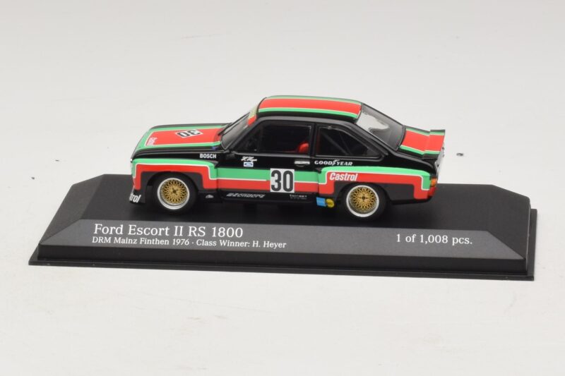 Ford Escort Mk2 RS1800 #30 H. Heyer Class Winner DRM Mainz-Finthen 1976 Minichamps 1:43 Ford Escort Mk2 RS1800 #30 H. Heyer Class Winner DRM Mainz-Finthen 1976 Minichamps 1:43 400768430 Metalli