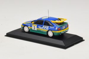 Ford Escort RS #3 Bernardini / Occelli Rally Monte Carlo Winner 1996 Minichamps 1:43 430968203 Metalli — kuva 3 / 4