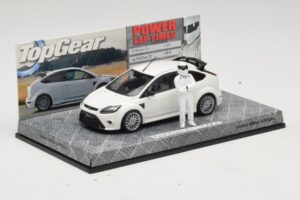Ford Focus RS Mk2 Top Gear Valkoinen Hahmon Kanssa Minichamps 1:43 519438810 Metalli — kuva 2 / 5