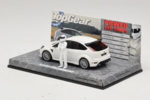 Ford Focus RS Mk2 Top Gear Valkoinen Hahmon Kanssa Minichamps 1:43 519438810 Metalli — kuva 3 / 5