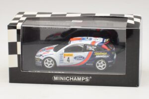 Ford Focus RS WRC #4 C. McRae / N. Grist Rally Monte Carlo 2001 Minichamps 1:43 430018904 Metalli — kuva 4 / 4
