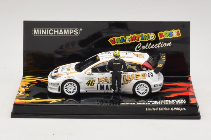 Ford Focus RS WRC #46 V. Rossi / C. Cassina Monza Rally Show 2006 Minichamps 1:43 436068446 Metalli