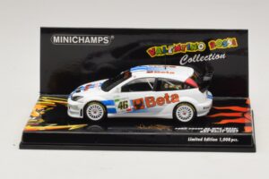 Ford Focus RS WRC #46 V. Rossi / C. Cassina RAC Rally 2007 Minichamps 1:43 400078446 Metalli