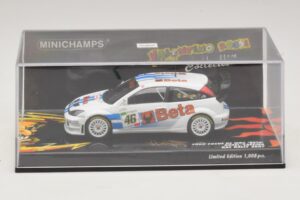 Ford Focus RS WRC #46 V. Rossi / C. Cassina RAC Rally 2007 Minichamps 1:43 400078446 Metalli — kuva 4 / 5