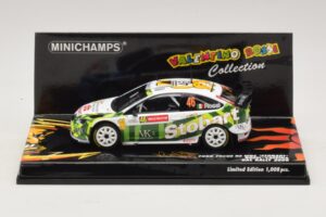 Ford Focus RS WRC #46 V. Rossi / C. Cassina RAC Rally 2008 Minichamps 1:43 400088146 Metalli