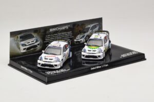 Ford Focus RS WRC Rally Mexico 2004 Set Minichamps 1:43 402048376 Metalli — kuva 2 / 5