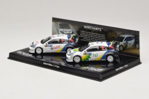 Ford Focus RS WRC Rally Mexico 2004 Set Minichamps 1:43 402048376 Metalli — kuva 3 / 5