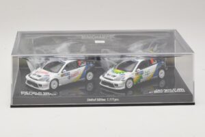 Ford Focus RS WRC Rally Mexico 2004 Set Minichamps 1:43 402048376 Metalli — kuva 4 / 5