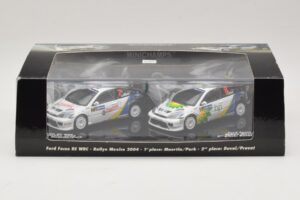 Ford Focus RS WRC Rally Mexico 2004 Set Minichamps 1:43 402048376 Metalli — kuva 5 / 5