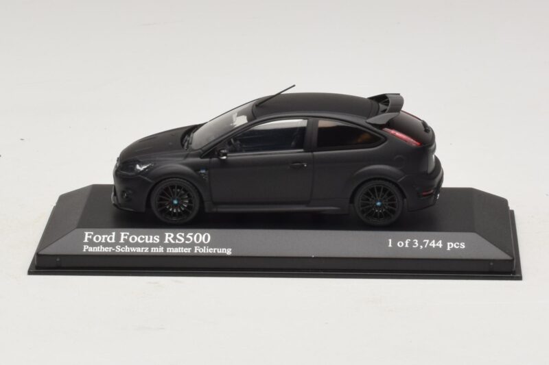 Ford Focus RS500 Mk2 Matte Black Minichamps 1:43 400088104 Metalli